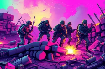 Films de guerre sur les obstacles d'ingénierie