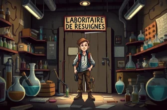 Films d'aventure dans des laboratoires anciens