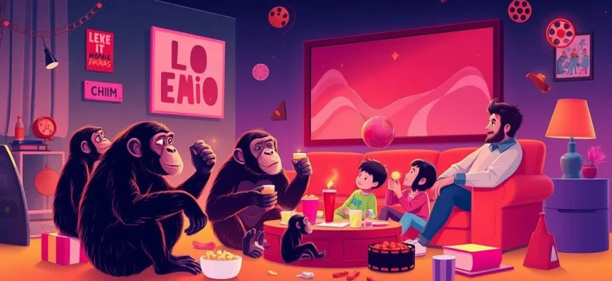 Films familiaux sur les chimpanzés