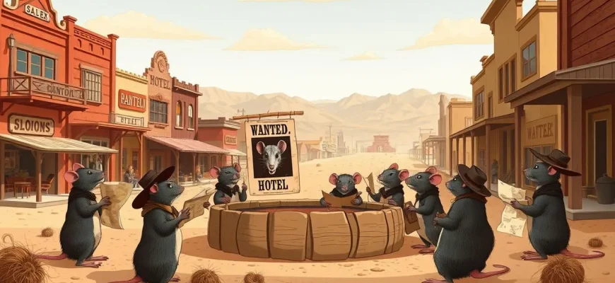 Films de westerns avec des rats