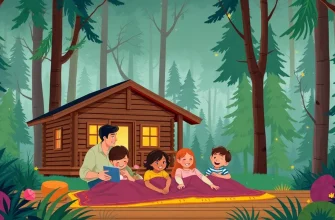 Films familiaux sur une cabane dans les bois