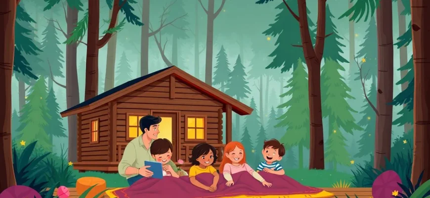 Films familiaux sur une cabane dans les bois