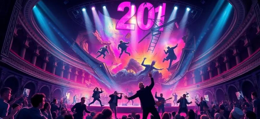 Films sur l'effondrement de la scène