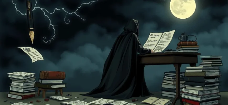 Films d'horreur sur les écrivains