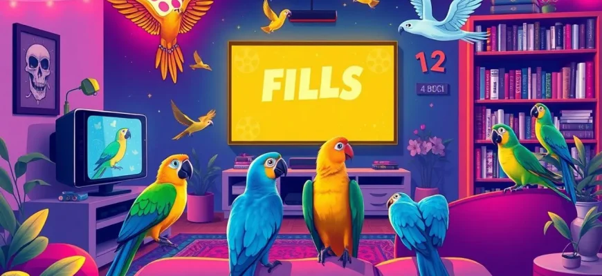 Films familiaux avec des perroquets