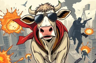 Films d'action avec des vaches