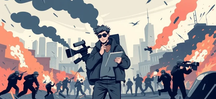 Films d'action avec des reporters