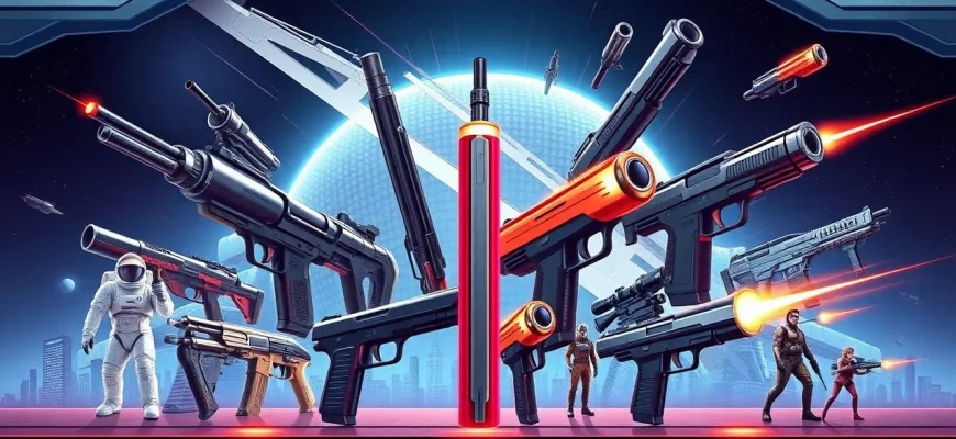 Films de science-fiction avec des pistolets