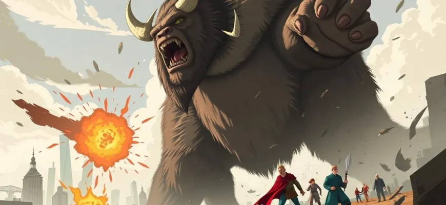 Films d'action avec des géants