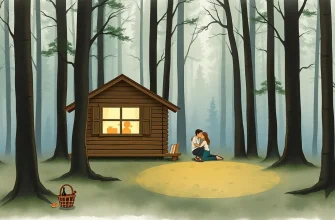 Films d'amour dans une cabane en forêt