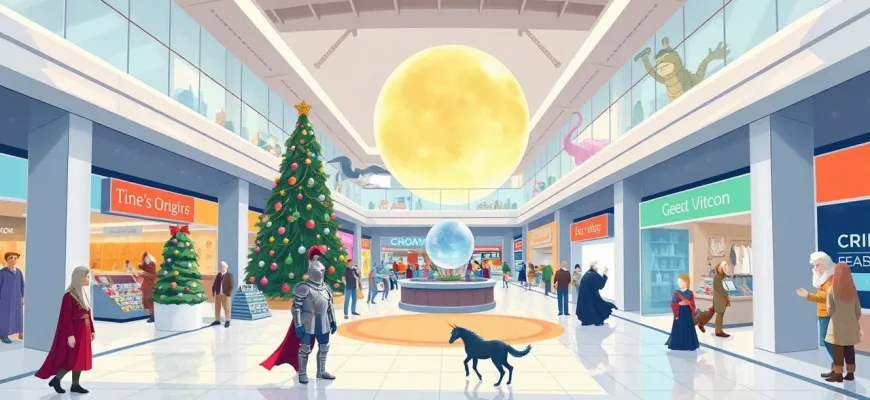 Films fantastiques dans un centre commercial