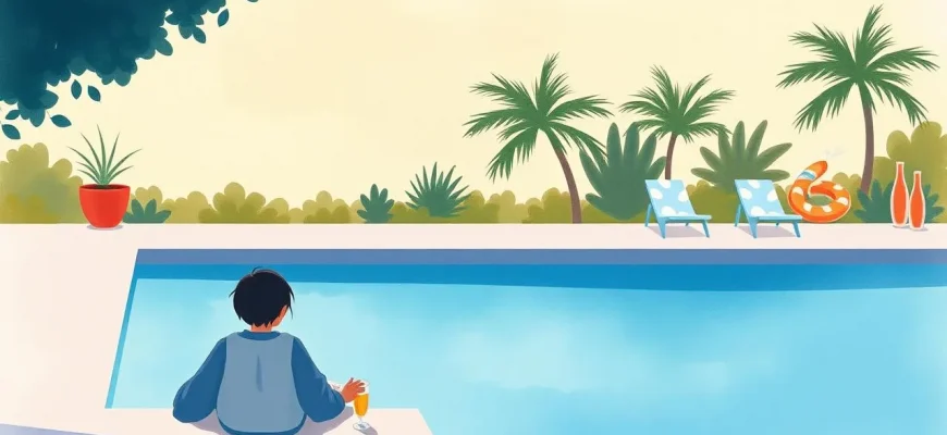 Films d'amour autour de la piscine