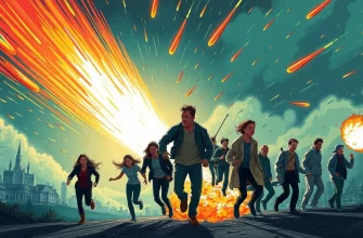 Films d'action sur la pluie de météorites