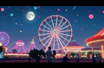 Films d'amour dans les parcs d'attractions