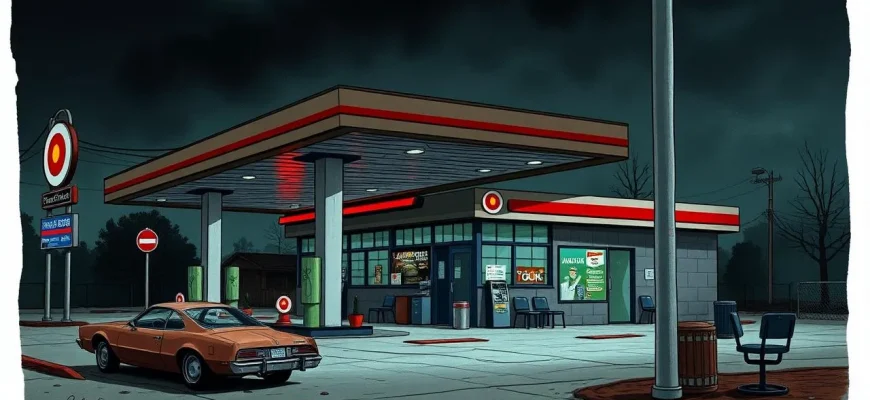 Films d'horreur à la station-service