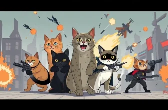 Films d'action avec des chats parlants