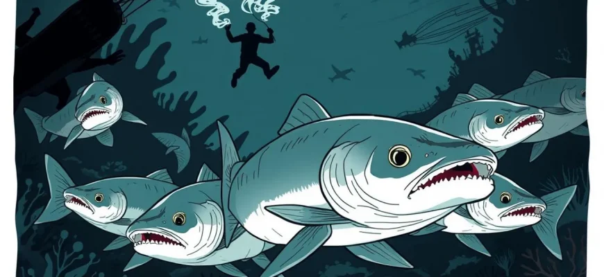 Films d'action avec des piranhas