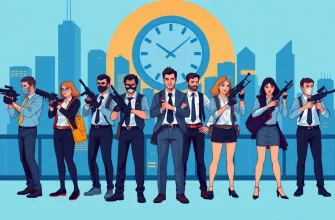 Films d'action avec des employés de bureau
