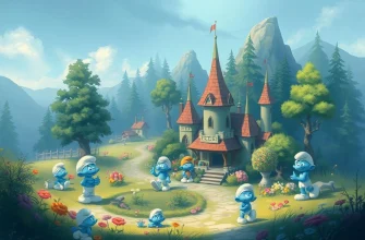 10 Œuvres Enchantées Comme Les Schtroumpfs et le village perdu