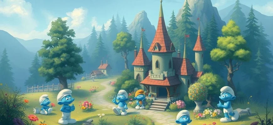 10 Œuvres Enchantées Comme Les Schtroumpfs et le village perdu