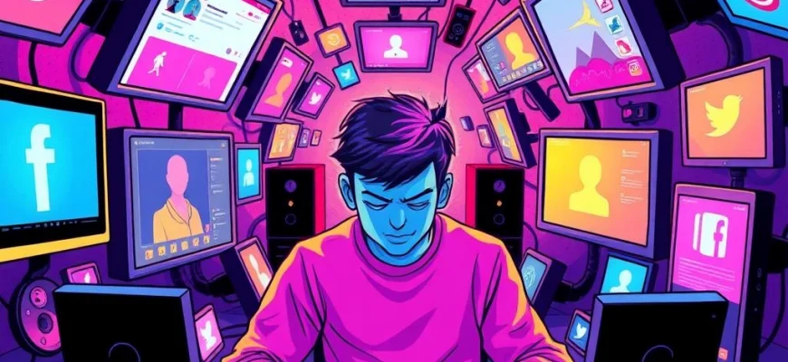 10 œuvres similaires à P#t@1s de réseaux sociaux