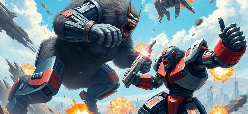 10 films et séries similaires à Ape vs. Mecha Ape